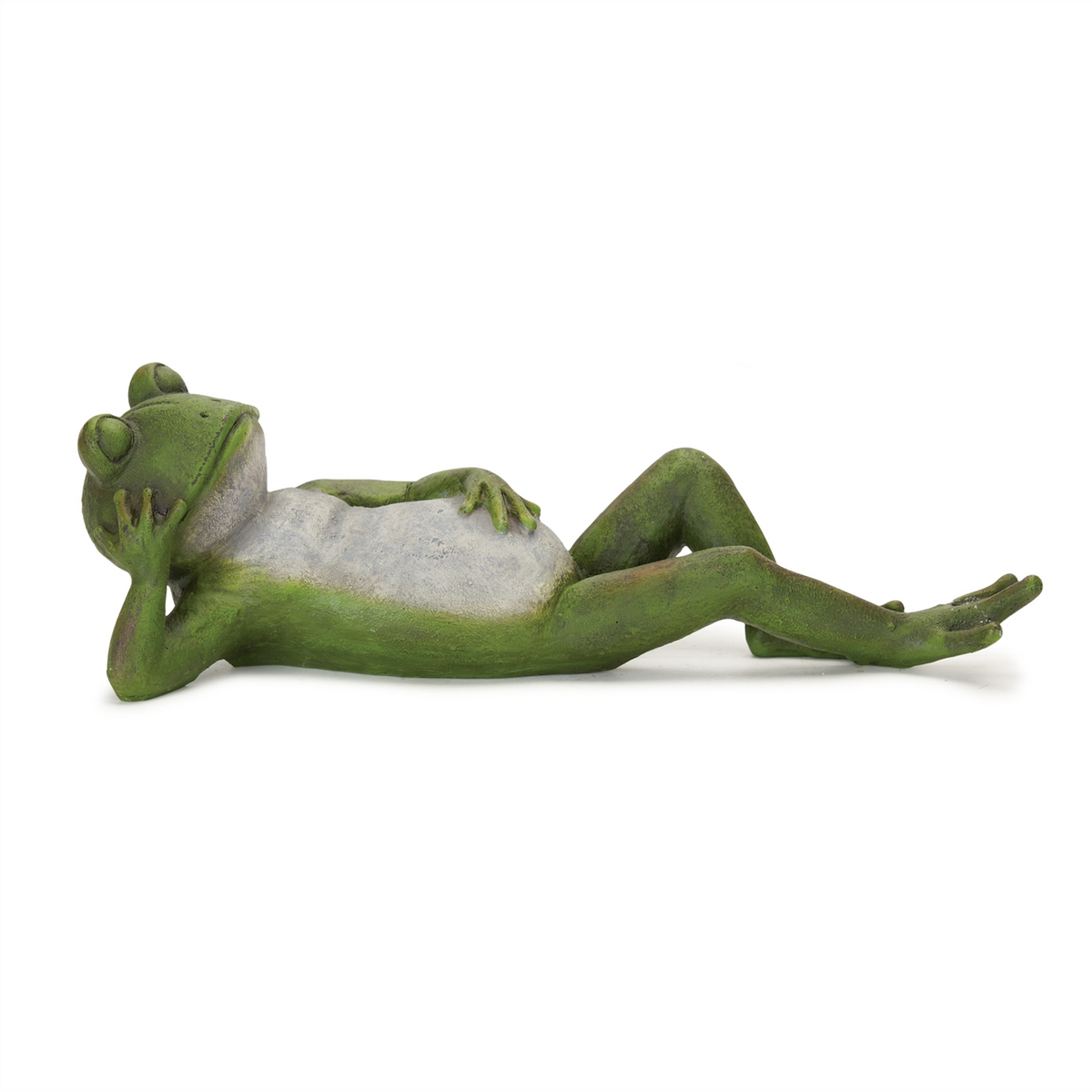 Lounging Garden Frog Figurine (Set of 3)