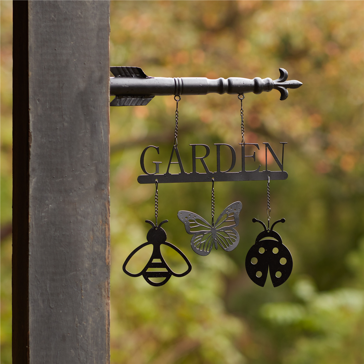 Butterfly Insect Garden Sign 15.5"H
