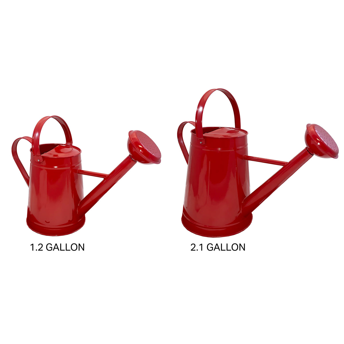 1.2 gal Red Metal Watering Can
